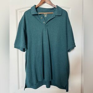 Men’s Red Head Brand Teal Polo. Size 2XL.